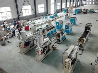 塑料管生產(chǎn)線廠家、天信泰塑機(jī)(在線咨詢)、塑料管生產(chǎn)線