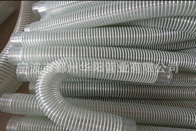 【生產銷售纏繞透明加筋塑料管 環(huán)保無味pvc塑料管】價格,廠家,圖片,塑料管,寧波市鄞州華陽管業(yè)-